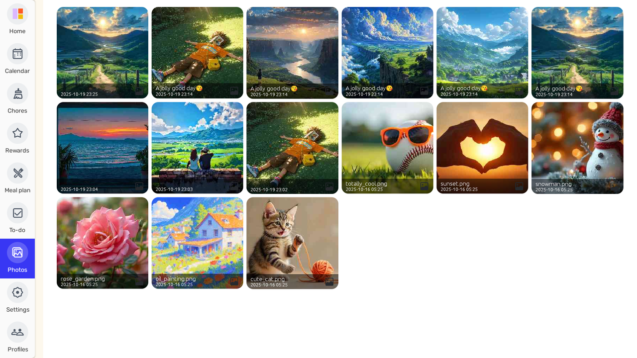 View Photos on Calendar