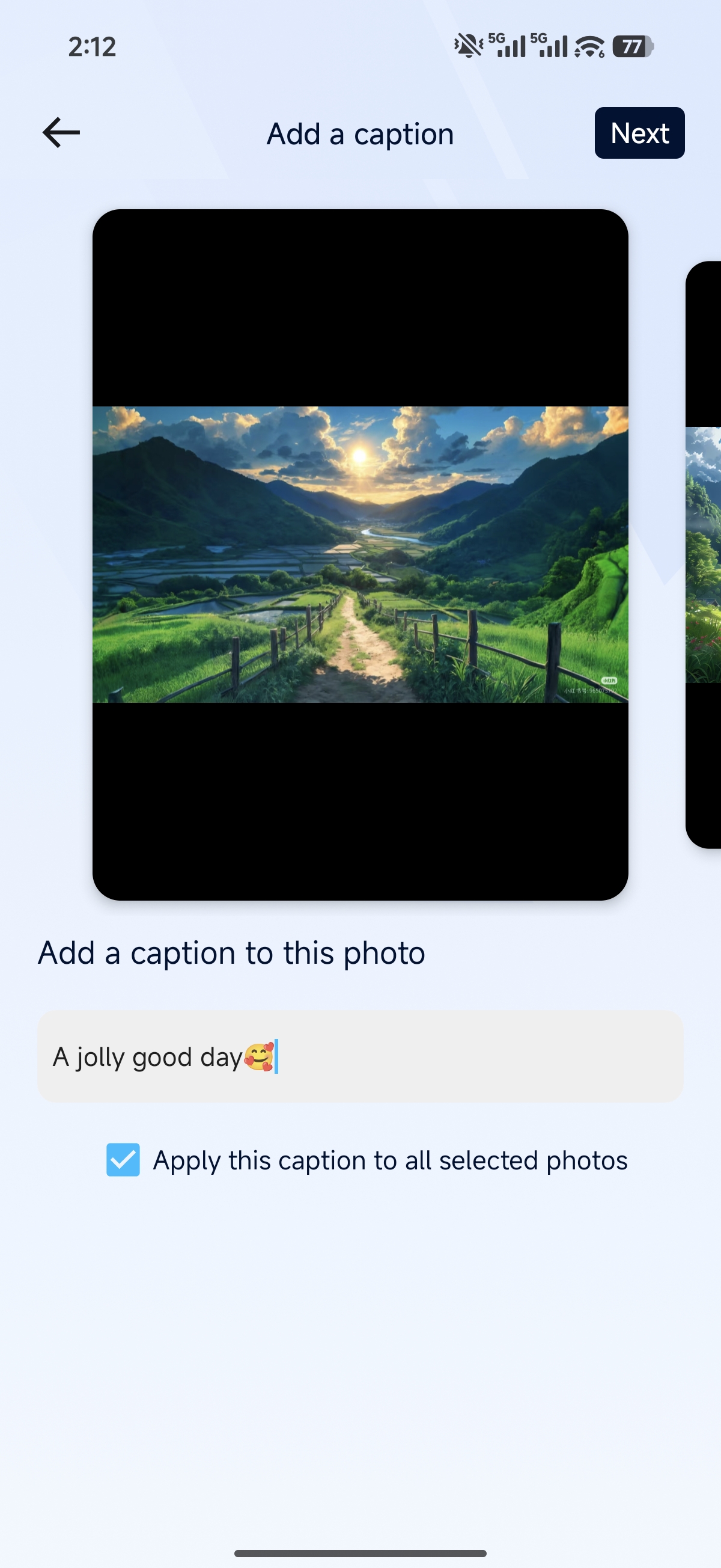Add Captions Example
